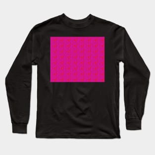 Pink Sherbet - bright pops of tangy color - abstract fusion Long Sleeve T-Shirt